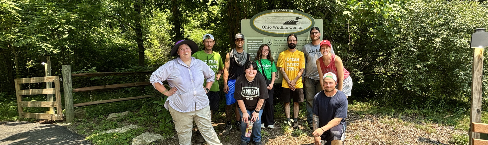 Ohio Wildlife center volunteer day