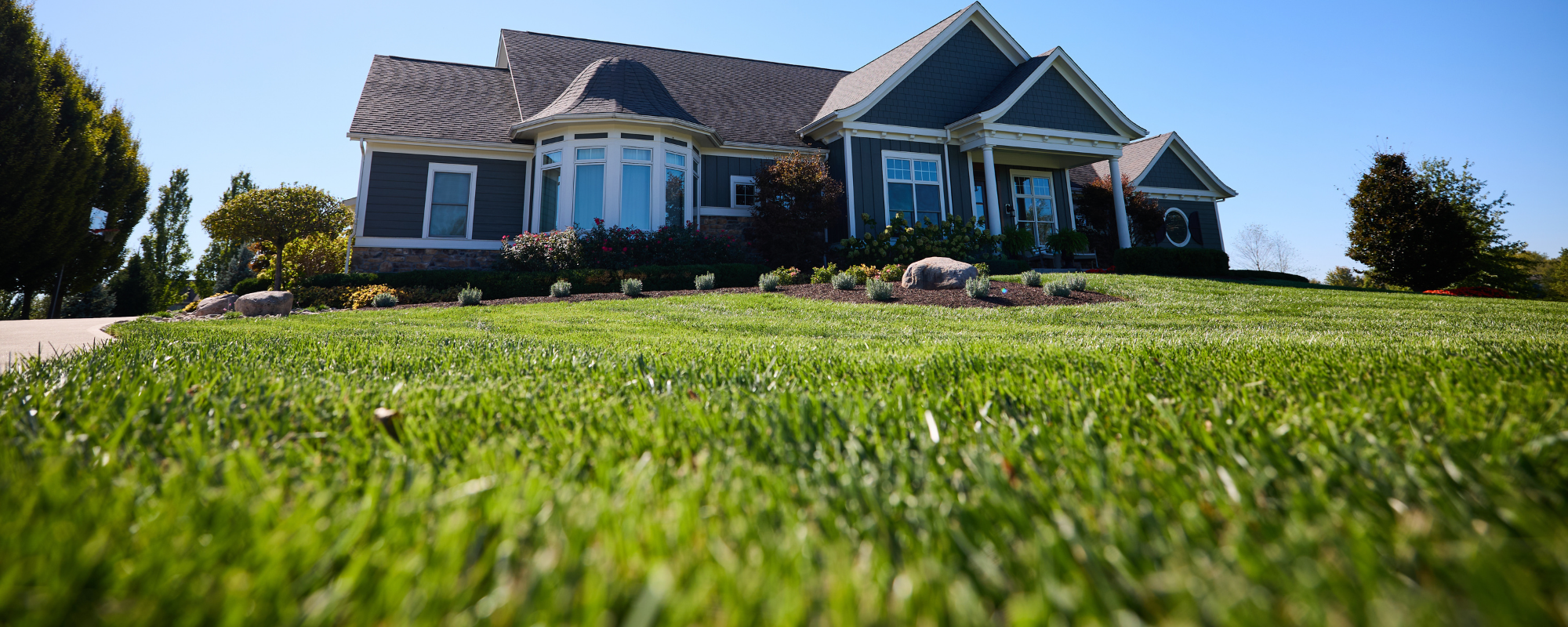 House with Ziehler Lawn Care service